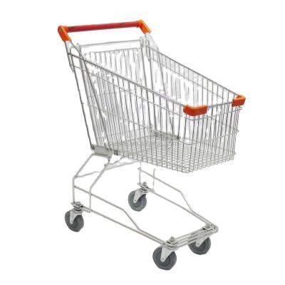 China Unveiling Asian and Japanese Style Supermarket Carts Shopping Trolley for sale