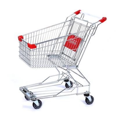 China Unveiling Metal High Quality Trolley Japanese Supermarket Shopping Cart Cost For Sale for sale