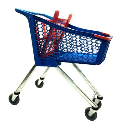 China Impressive Colorful Unveiling Supermarket Trolley For Retail Store Shopping Cart for sale