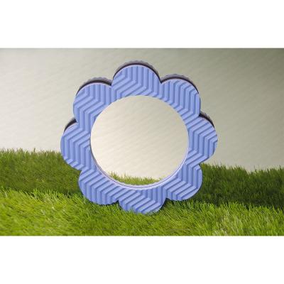 China Low Price Washable Sale Fashion Round Shape Handmade Wall Decorative Plastic Mirror for sale