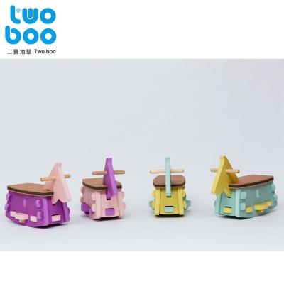 China Manufacturer Custom Wholesale Assembled Trojan Horse Washable Baby Wooden Rocking Horse for sale