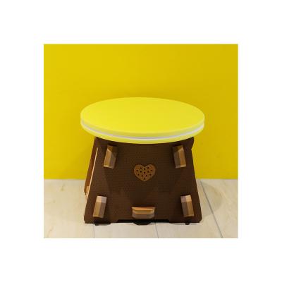 China High Quality Modern Children's Wooden Stool Mini Children's Stool Washable for sale