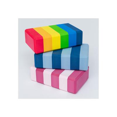 China New Design Washable Multiple Color Biodegradable Recyclable Gym Eva Yoga Block Brick for sale