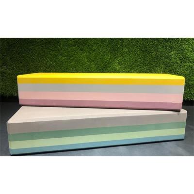 China Wholesale Washable Private Label Custom Body Building Printing High Density Brick Thicken Fitness Eva Foam Natural Yoga Exercise Block for sale