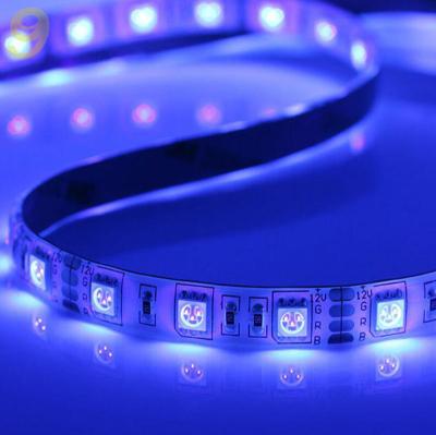 China Party decoration wholesales 5V 12V 254nm 265nm 365nm 395nm UVB waterproof UV-C UV flexible led strip for sale