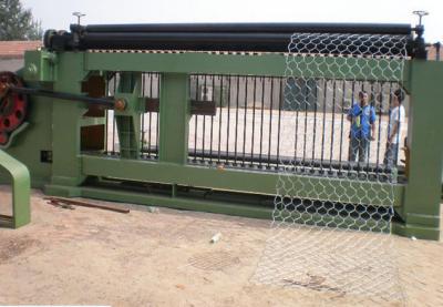 China 80*100 Full  Automatic Hexagonal Wire Mesh Machine /Gabion Box Machine for sale