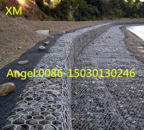 중국 뜨거운 판매 2x1x1 m 육각 PVC 코팅 Gabion 메쉬/gabion /Gabions 상자 판매용