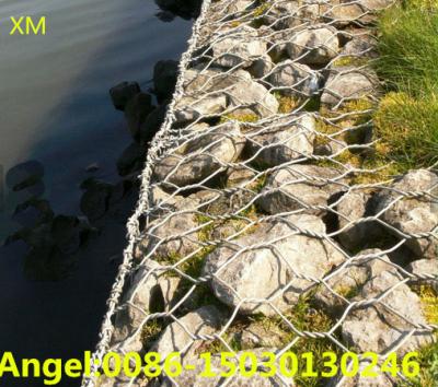 China Low Price 80X100mm Galfan Hesco Gabion Box /Gabion Mesh Box Direct Factory from XM for sale