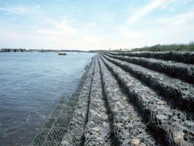 China Protección Gabion Mesh Basket For Flood Bank del terraplén o dique de la guía en venta