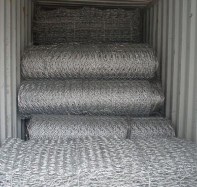 China 3x1x0.5m sechseckiges PVC beschichtete Gabions-Kasten zu verkaufen