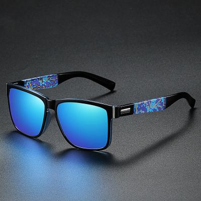 China Fashion sunglasses 2022 new men's polarized sunglasses camouflage sunglasses fashion men popular sunglass square lenses for sale