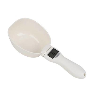 China Viable Portable Smart Measuring Feeding Spoon Pet Food Spoon Plastic Pet Scientific Spoon Feeding Pet for sale