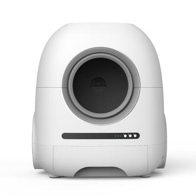 China Pet Cats Cat Litter Box Automatic Self Cleaning Robot Smart Cat Toilet Self Cleaning for sale