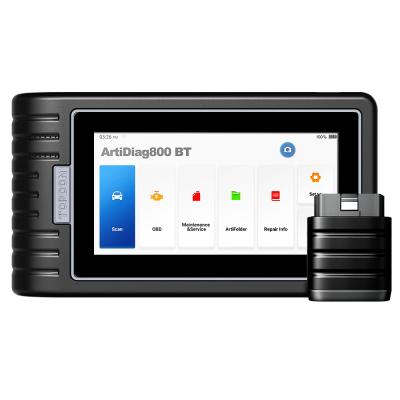 China Hot Selling Auto Obd2 Scanner 96+ Vehicle Brands Topdon AD800 BT Free Online Update Full System For Car Diagnostic Tool for sale