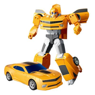 China Toy Wholesale Interesting Sliding Friction Transform Mini Robot Car Toy Child For Kids for sale