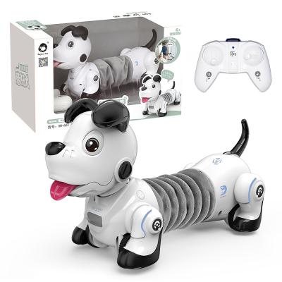 China 2021 Hot Selling Smart Sound Radio Control Electronic Dachshund Dog Robot Toys For Children 33.5*14*19 for sale