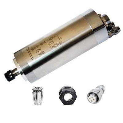 China 220v 24000rpm Water Cooled Motor 800w Er11 Router Spindle DRILL Motor For Metal Milling for sale