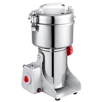 China Stainless Steel Spices 500g Powder Making Machine Flour Mill Plant Cardamom Grinding Machine for sale