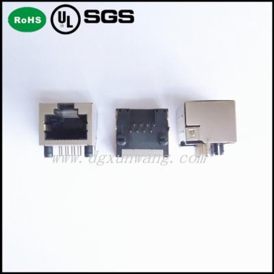 China rj45 modulaire hefboom 1 x 1 lusje-op 90 Graadrj45 Schakelaar/de Modulaire Rechte hoek van RJ45 Jack Te koop