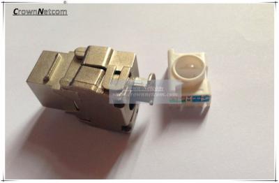 中国 台形ジャッキ cat6A の shieldedd RJ45 のジャッキ ネットワークのモジュラー良質のモジュラー 180 の程度 販売のため