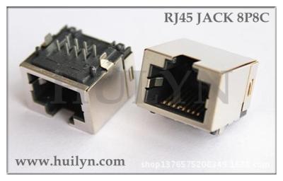 China conector del ángulo RJ45 de 90 grados, RJ45 8P8C modular JACK delgado en venta