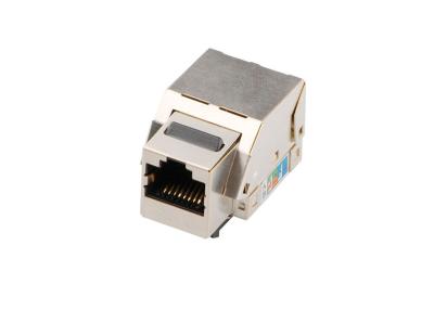 China STP blindó Cat5E Jack trapezoidal, conector modular RJ45 con el chapado en oro en venta