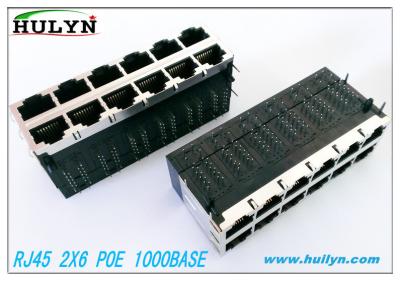 China RJ45-schakelaar2x6 90 ° POE RJ45+ transformator - 2x6 -1000M Te koop