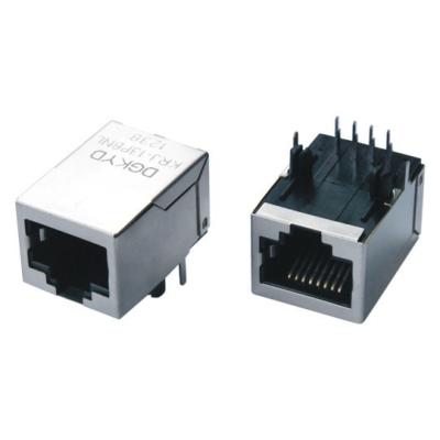 China Telecommunication RJ45 Ethernet Jack / RJ45 Connector with Transformer for sale