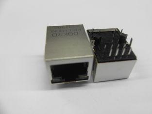 China Rj45 Lan Jack, Vorsprung 1x1 integrierte den Filter unten RJ45, der außen für 10/100BASE-TX, RJ45 mit Transformator geführt wurde zu verkaufen