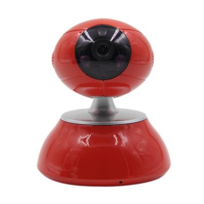 China Rojo cámara IP de 360 grados/cámara de seguridad caseras elegantes de la casa con el OS integrado de Linux en venta