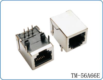 China 90 degree rj45 connector with shield for sale