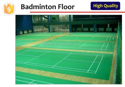 China TREX Badminton Tennis Indoor Floor Badminton Sports Floor Mat Rubber Badminton Flooring for sale