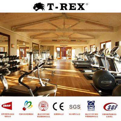 China Gymnasium TREX Indoor Sport Court Flooring WPC Gymnasium Flooring Used for sale