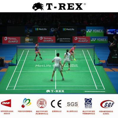 China Badminton TREX OEM Synthetic Used Sport Badminton Court Floor Mat for sale