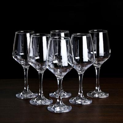 China Wholesale Classic Clear Lead Free Blown Crystal White Red Wine Glass Hand Wine Glassware Drinking Tumbler for sale