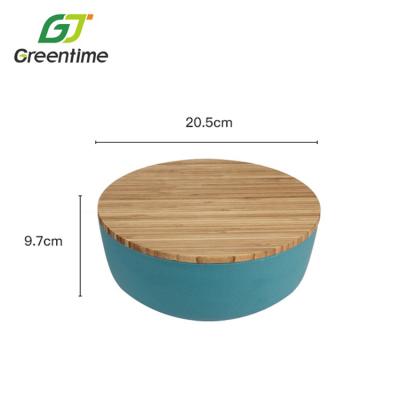 China 100% Quality Price Guaranteed Disposable Restaurants Suitable Biodegradable Black Salad Bowl With Lid for sale