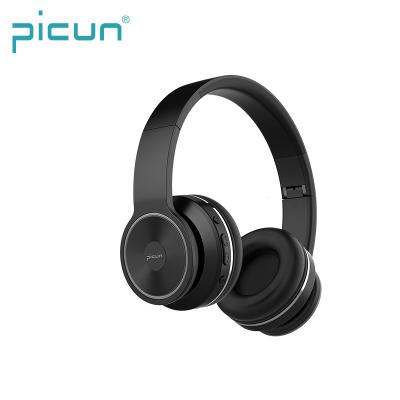 China Adjustable Headband Picun B11 Mobile Phone Wireless Headset Bluetooth Headband Earphones for sale