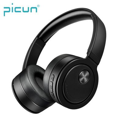 China Picun B10 Bass Stereo Headband Fast Charging V5.0 Wireless Bluetooth Branded Logo Custom Headphones for sale