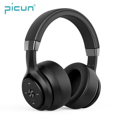 China Wholesale Picun P28X Headband Over Ear Headphone Blue Bass Bluetooth Wireless Headphone High Fidelity Ear Tooth for sale