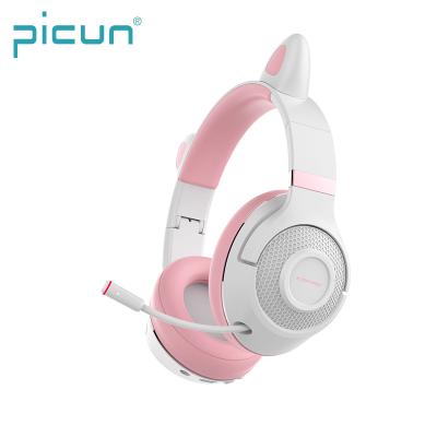 China Picun UG-01 CAT Girl Gaming Headsets Wireless Cat Earphone Cute Earphone OEM Bluetooth Earbuds With Microphone for sale