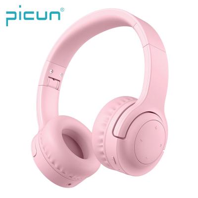 China Flexible Headband Picun E3 Headband 93db Volume Limit Kids Hearing Protection Kids Wireless Headphones for sale