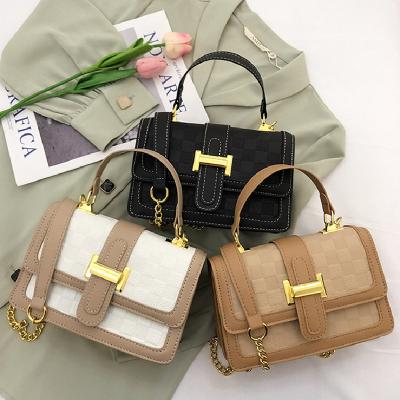 China Hot Sale New High Quality 2023 Retro Top-Handle PU Leather Tote Bags Plush Designer Autumn Winter Fashion Women Small Handbags To Shoulder Bags for sale