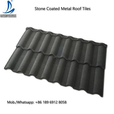 China Kenya Metro / Decras Roof Tile / Stone Coated Aluminum Zinc Steel Roofing Sheet  Stone Coated Steel Roofing Materials Me for sale