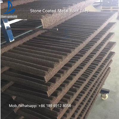 China China Low Price Stone Coated Metal Roof Tile / Roof Shingle / Decras Roofing Sheet for sale