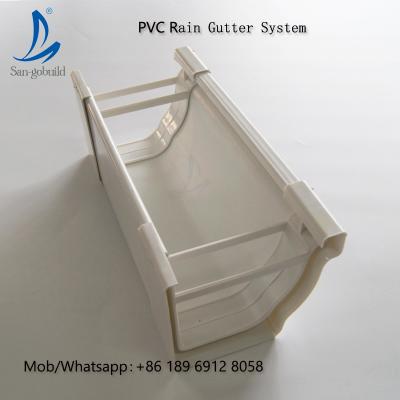 China Cheap Price Other Plastic Building Materials Type Rain Gutter Drainage System for sale