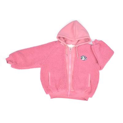 China Little Girls Kids Children Toddler Clothing Pink Waterproof Warm Soft Fleece Coats Winter Coats For Girls Fluffy Coat for sale