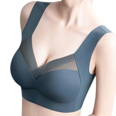 China Breathable Sexy Top Seamless Bra Plus Size Backless Bras Push Up Wireless Bralette Women Underwear Sport Frameless Unwired Bra for sale