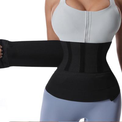 China Durable Women Body Shapewear Tummy Trainer Waist Trimmer Wrap Bandage Waist Flat Belly Slimming Gain Sheath Belt Postpartum Corset for sale