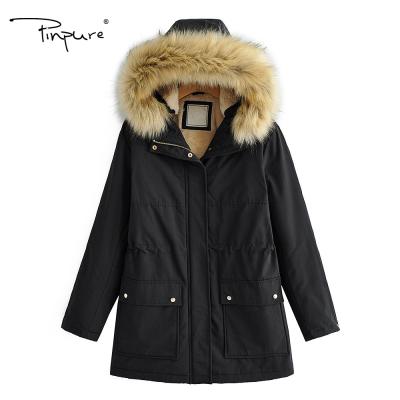 China R51030S viable warm jacket of the new 2021 European and American women's summer style hooded parka for sale