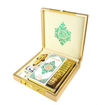 China 2021 New Design ABS Plastic Gift Box HM10 16G Quran Pen Reader Word Reader Talking Gold Luxury Pen for sale